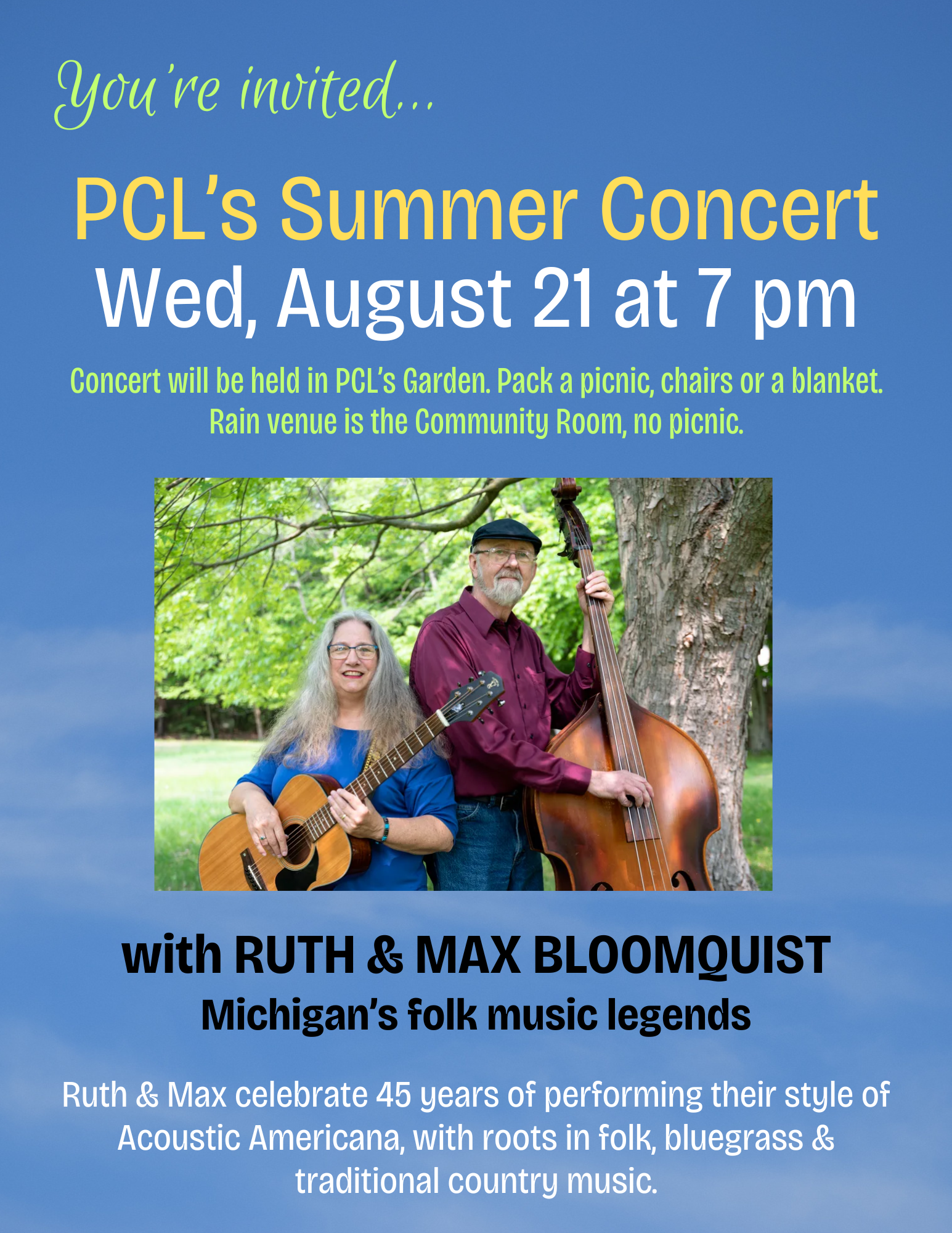 Summer Concert Ruth & Max